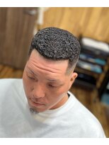 ピシャッとニ代目銀二郎 パンチパーマ【広島/理容室/古民家バーバー二代目銀二郎】