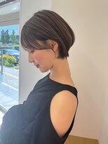 ルネ 北千住(Renee) 大人ショートヘア_ ダークアッシュチェリーブラウンフェミニン