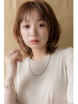 モッズヘア 上尾西口店(mod's hair)&nbsp;外国人風カーキベージュオンブレボブウルフY上尾20代30代40代