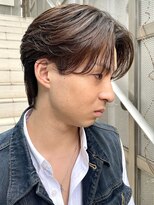 メンズ/センターパート/ニュアンスパーマ