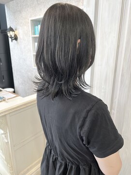 キャアリー(Caary) 福山市美容室Caary 似合わせ小顔レイヤーネオウルフ