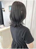 福山市美容室Caary 似合わせ小顔レイヤーネオウルフ