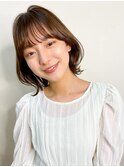 ふんわり美人なくびれボブスタイル