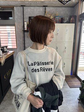 シールドヘアー 沖縄 新都心(C'LD Hair) 【C’LD 】ミニボブ/切りっぱなしボブ/ぷつっとボブ/小顔ボブ