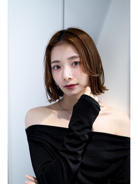 レノラ 本町(LENORA) 20代30代大人かわいいナチュラル暗髪ゆるめパーマヘア