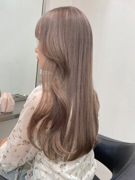 ベレーザシェルト(Beleza scelto) 5052ミルクティーアッシュベージュハイトーンカラー韓国レイヤー