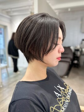 レヴ 草加店(LEV.) 魅力倍増カールセミディーシアー姫カットダークアッシュ