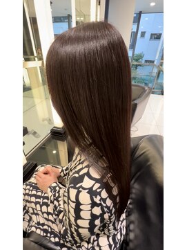 エアー 銀座タワー(AIR) ツヤ髪スタイル/くすみカラー/美髪/ケアカラー　【榛葉】