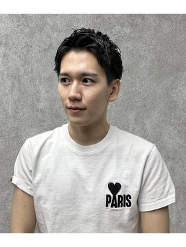 フイ 新宿3丁目(Hui) ハイトーンカラー/マッシュパーマ/アースカラー/men's/