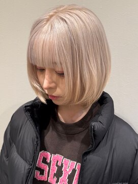 ココ なかもず店(COCO) レイヤーカット/ボブ/髪質改善/小顔/ココアベージュ