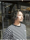 メンズボブメンズパーマメンズハイライト