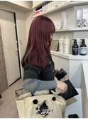 イメチェン/ホワイトブロンド/外ハネボブ/美髪/渋谷