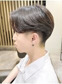 Haleニュアンスパーマビジネスマンセンターパートフェザーパーマ