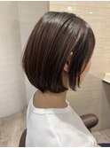 ツヤ感ボブ×微還元トリートメント