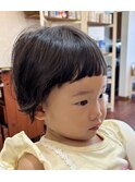女の子のショートボブ
