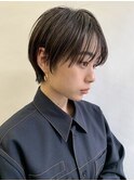 ショートヘア/ショートボブ/グレージュ