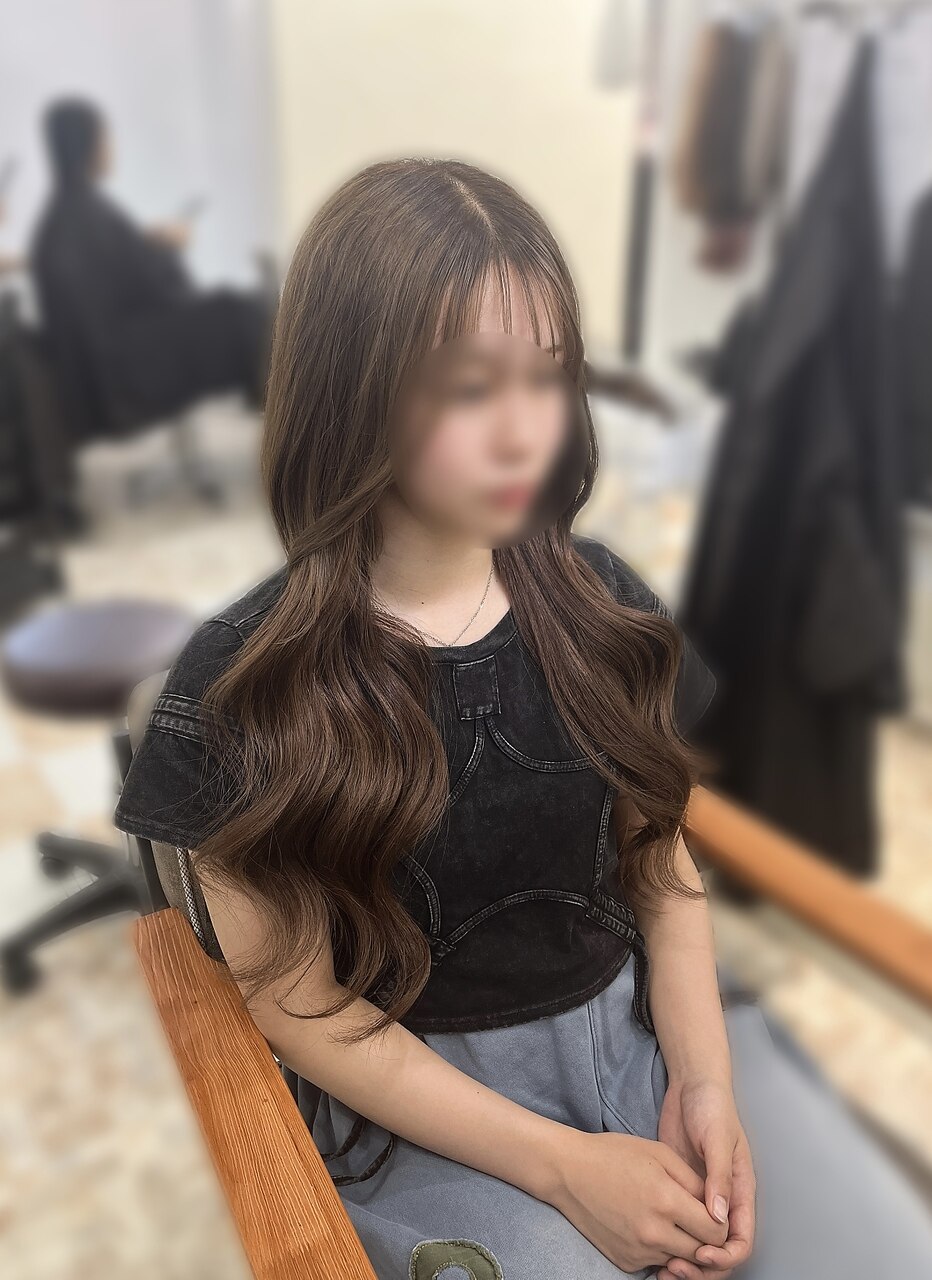 羽エクステ 羽エクステつけた状態の、このカラーの色落ち経過(悶絶💘) cut