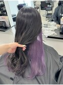 ワンポイントでおしゃれなインナーカラー！