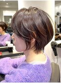 30代40代50代ミセス似合わせ笑顔になれるショートボブ前髪ありer