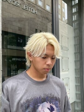 ヘアサロン アウラ(hair salon aura) ダブルカラーハイトーンケアブリーチ抜きっぱなし