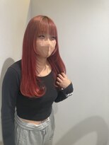 ルイマダーナ 栄店(LOUIMADNA)&nbsp;【透明感レッド×レイヤーカット】中島