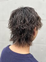 エリン バイ リル ヘアー 本陣(eLin by LiL hair)&nbsp;ウルフパーマ。