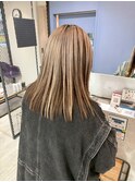 千葉駅/オリーブグレー/小顔/ココアベージュ