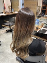 ビヨウシツ ポスタ&nbsp;グレージュグラデーションカラー