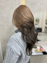 ルノン シェリー(LUNON cheliy)&nbsp;黒髪クラゲヘアーオリーブグレー小顔ココアベージュ