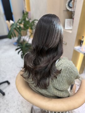 プアメリア 名古屋(Puamelia) 髪質改善/透明感カラー/グレージュ/