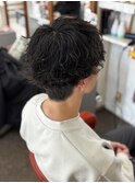 簡単セット◎初めてパーマにオススメ→メンズシャドウパーマ