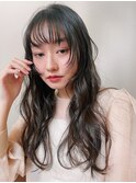 小顔前髪似合わせカット/イメチェン/ニュアンスパーマ【銀座駅】