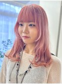20代30代40代 シアーピンク/イメチェンハイトーンカラー