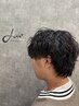 メンズ波巻きパーマ+カット￥13750→￥12370