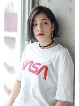 ドアベルヘアリビング(Door Bell hair Living) 切りっぱなしボブ2018