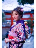 【オリーブ】成人式♪ヘアセット＆着付け