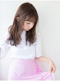 アンジュヘアー　大人かわいいアンニュイカールロングスタイル