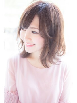 ケンズヘアーテスタ(KEN’s HAIR testa) ふんわり透明感愛されセミロング♪