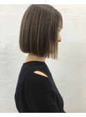 【seek菜月】cinnamon beige BOB【長野 松本】