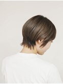 似合わせカットイメチェン/ショートウルフ/アースカラー