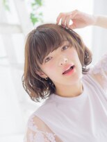 マーブルトウキョウネオリーブ(marbles tokyo neolive) マーブル三軒茶屋/くすみカラー×前髪ありナチュラルボブ