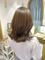 ロンドアベニール 北千住(Lond avenir)&nbsp;ふんわりミディアム　キャメルブラウン　西田大樹