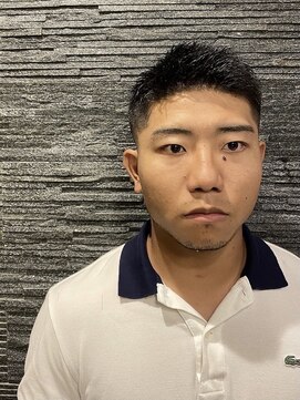 ヒロギンザ 恵比寿店(HIRO GINZA) ツーブロックビジネスショートフェードかき上げコンマヘア