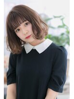 ミック ヘアアンドメイク アップ 駒込店(miq Hair&Make up) シースルーバングくせ毛風小顔フレンチガーリーa1