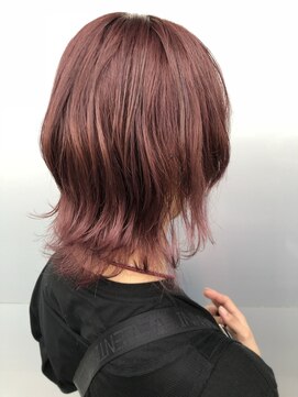 ルッソリベラ 池袋(Lusso libera) ダブルカラー　カシスレッド　池袋◎30代40代50代