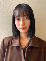 ヘアモード カクテル&nbsp;フェイスレイヤー×ぱつっとロブ 【MARIA】