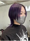 【LAMP　hair】ウルフ　パープル