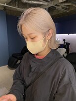 エイト 横浜店(EIGHT)&nbsp;ボブ×ホワイトベージュ