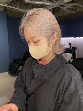 エイト 横浜店(EIGHT) ボブ×ホワイトベージュ