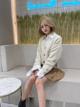 ロンド マーレ 天神大名店(Lond mare) イメチェン/チェリーブラウン/フェミニン/髪質改善